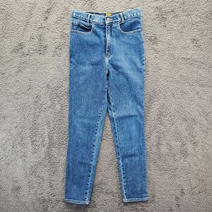 Vintage Calvin Jeans Womens Sz 9/10 Blue Denim High Rise Tapered Leg Medium Wash